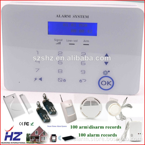gsm burglar alarm anti theft wireless house security alarm system